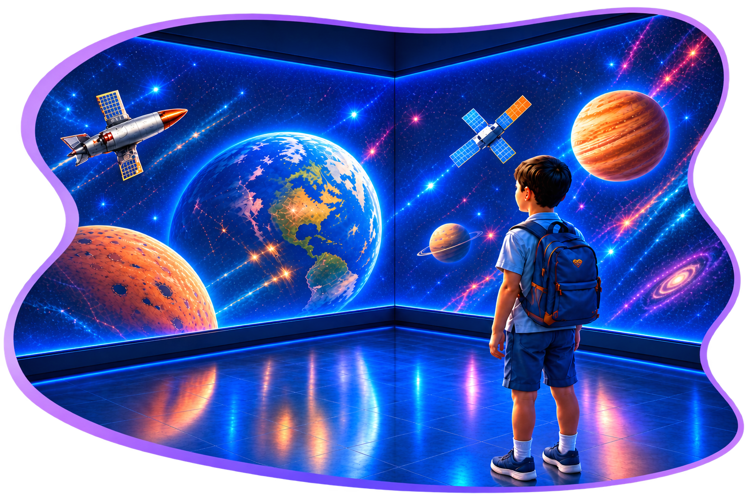 Immersive learning classroom experience